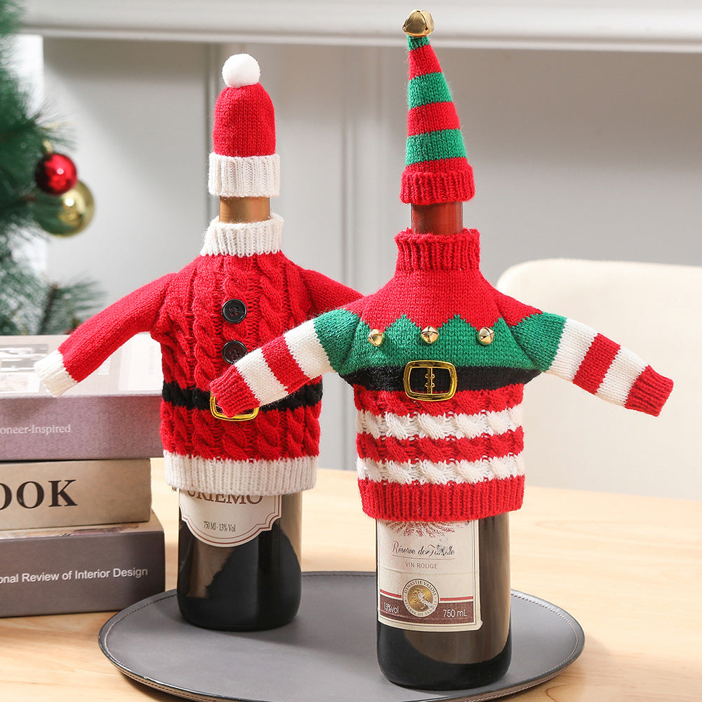 Christmas Holiday Gift | Wine Bottle Cover - Lovenjoy
