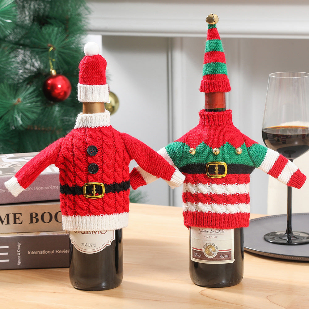 Christmas Holiday Gift | Wine Bottle Cover - Lovenjoy